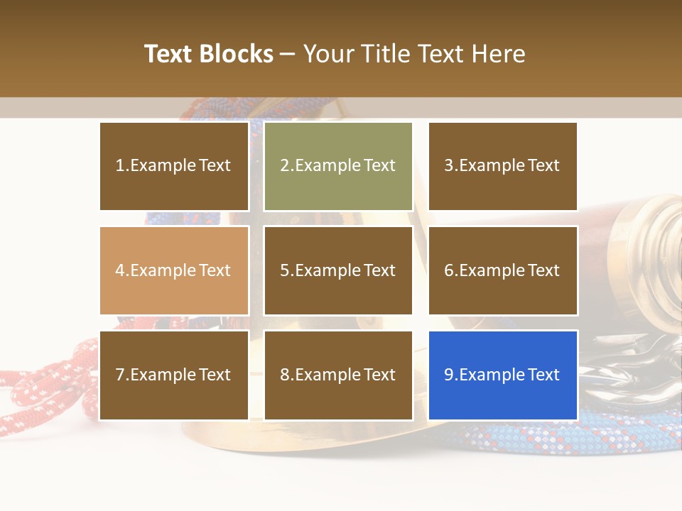 World Navigation Wheel PowerPoint Template