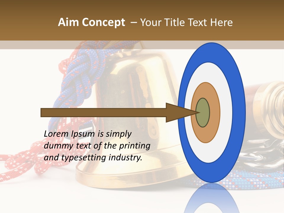 World Navigation Wheel PowerPoint Template