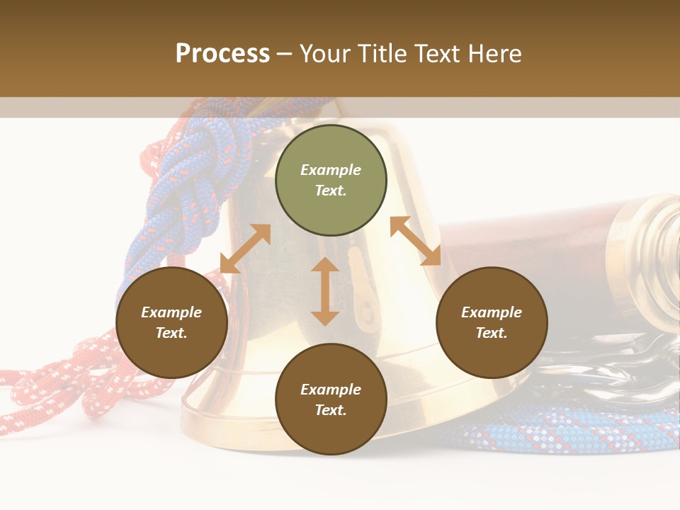 World Navigation Wheel PowerPoint Template
