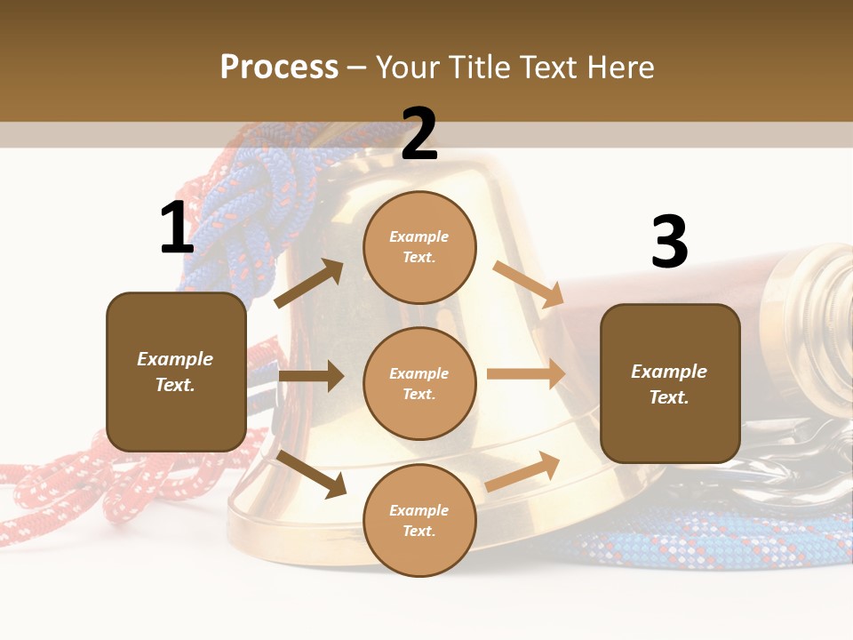 World Navigation Wheel PowerPoint Template
