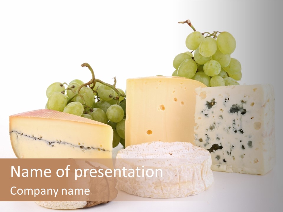 Produit Du Terroir Camembert Produits PowerPoint Template