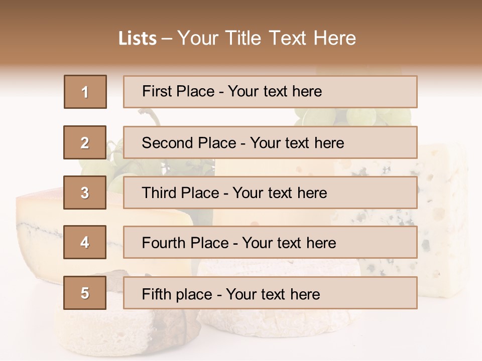 Produit Du Terroir Camembert Produits PowerPoint Template
