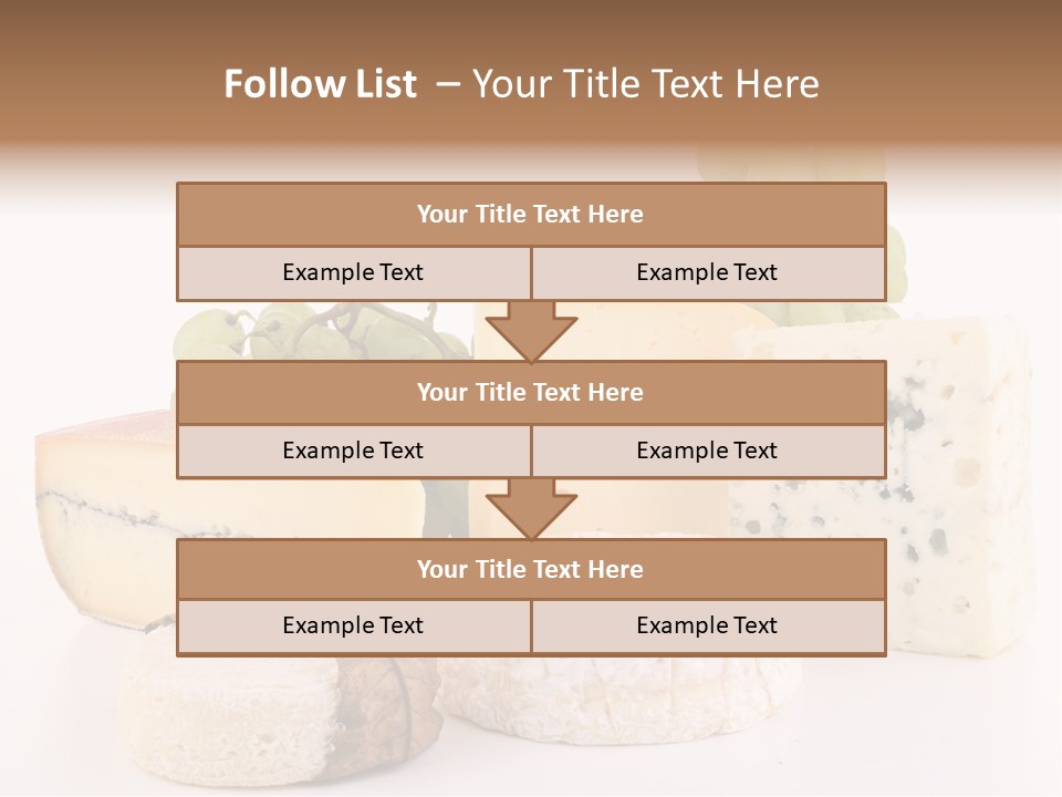 Produit Du Terroir Camembert Produits PowerPoint Template