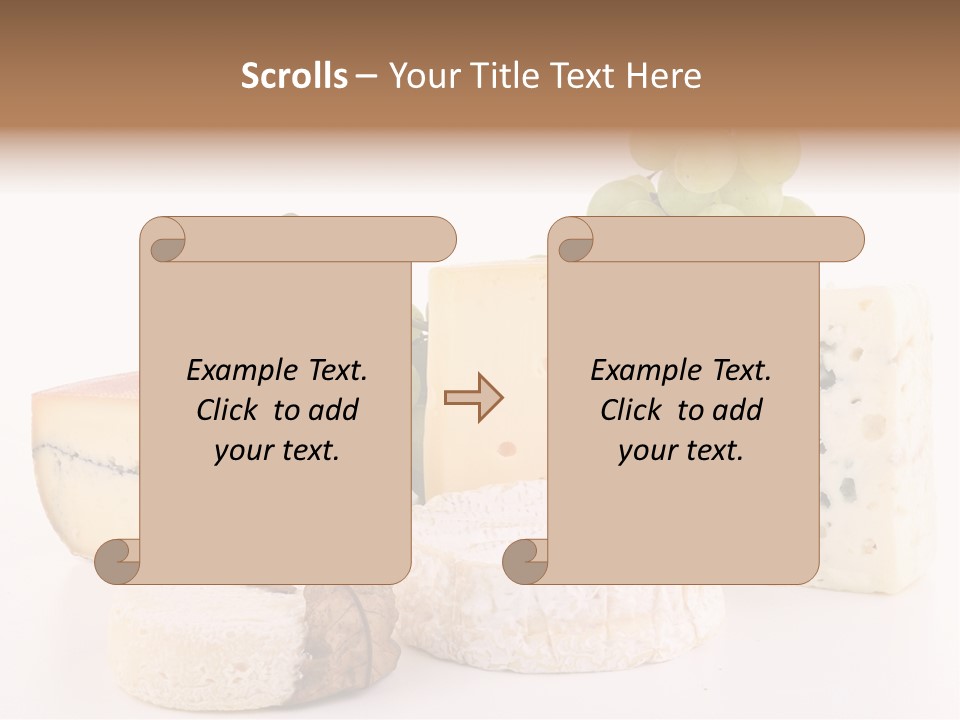 Produit Du Terroir Camembert Produits PowerPoint Template