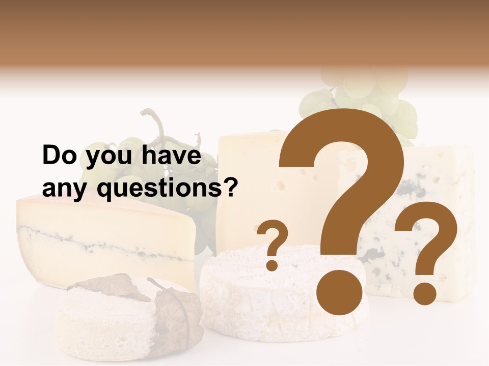 Produit Du Terroir Camembert Produits PowerPoint Template