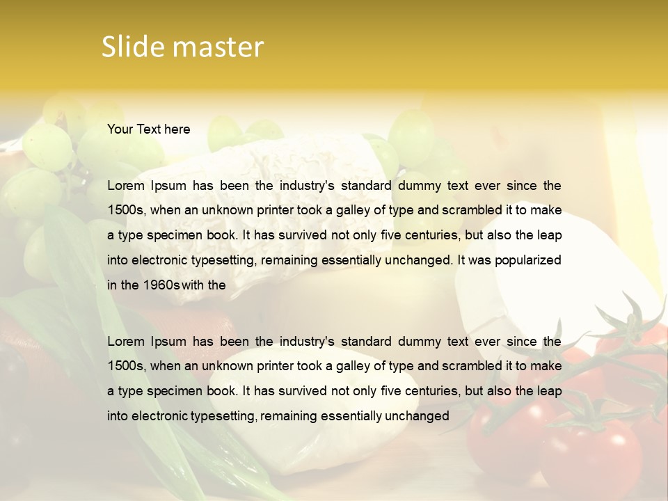 Genu Objekt Tomaten PowerPoint Template