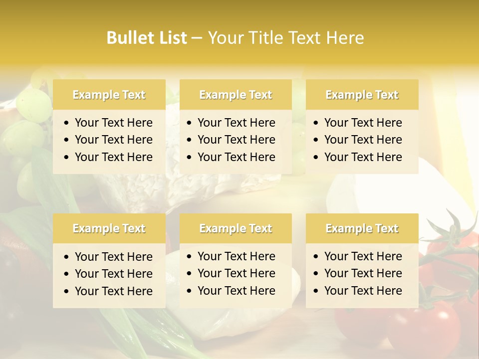 Genu Objekt Tomaten PowerPoint Template