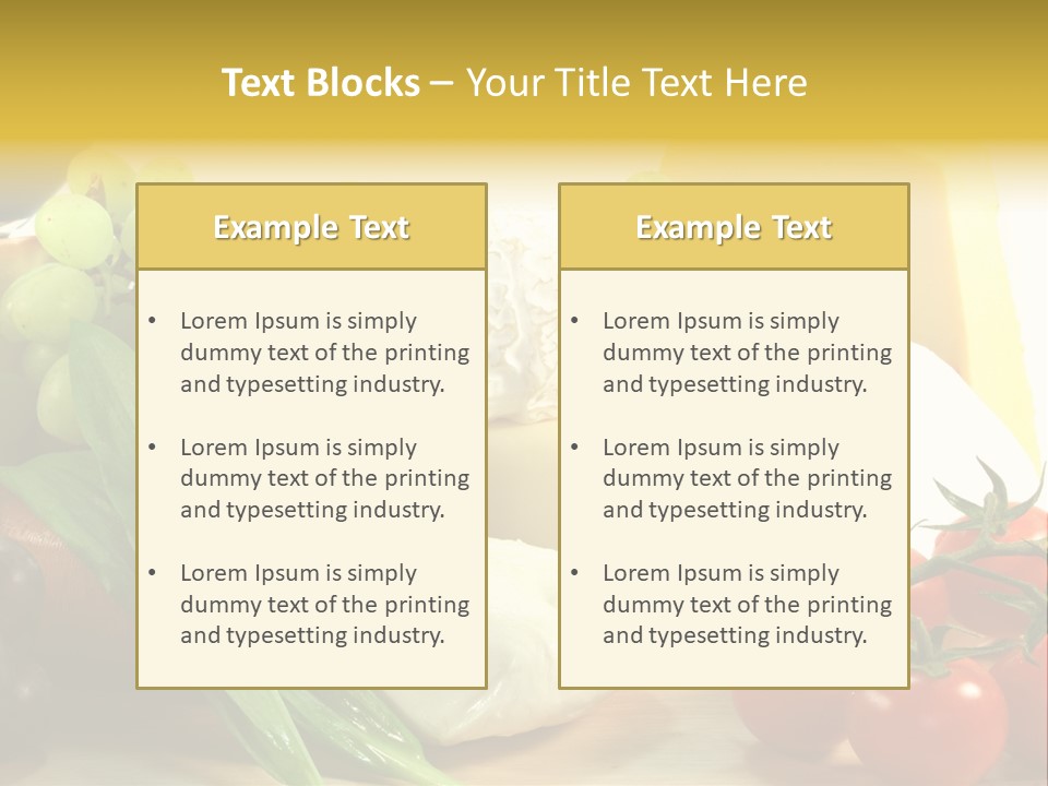 Genu Objekt Tomaten PowerPoint Template