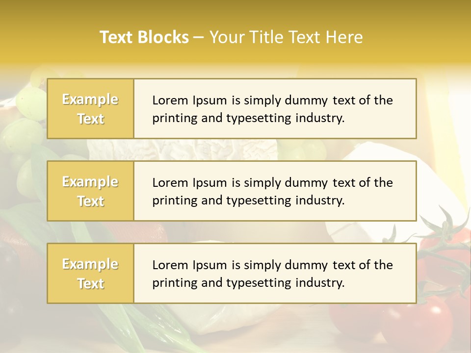 Genu Objekt Tomaten PowerPoint Template