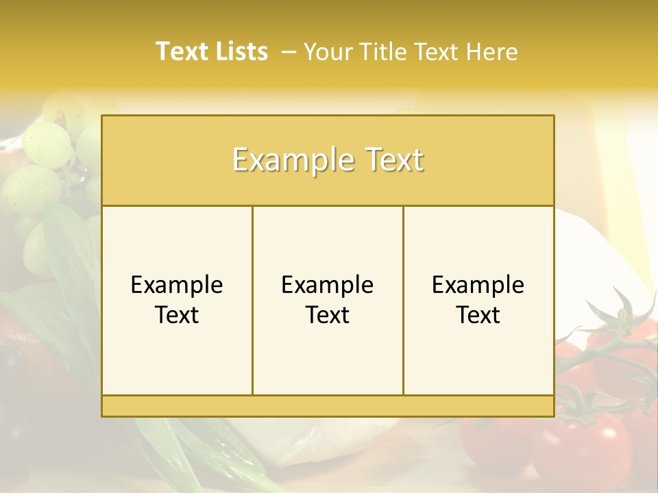 Genu Objekt Tomaten PowerPoint Template