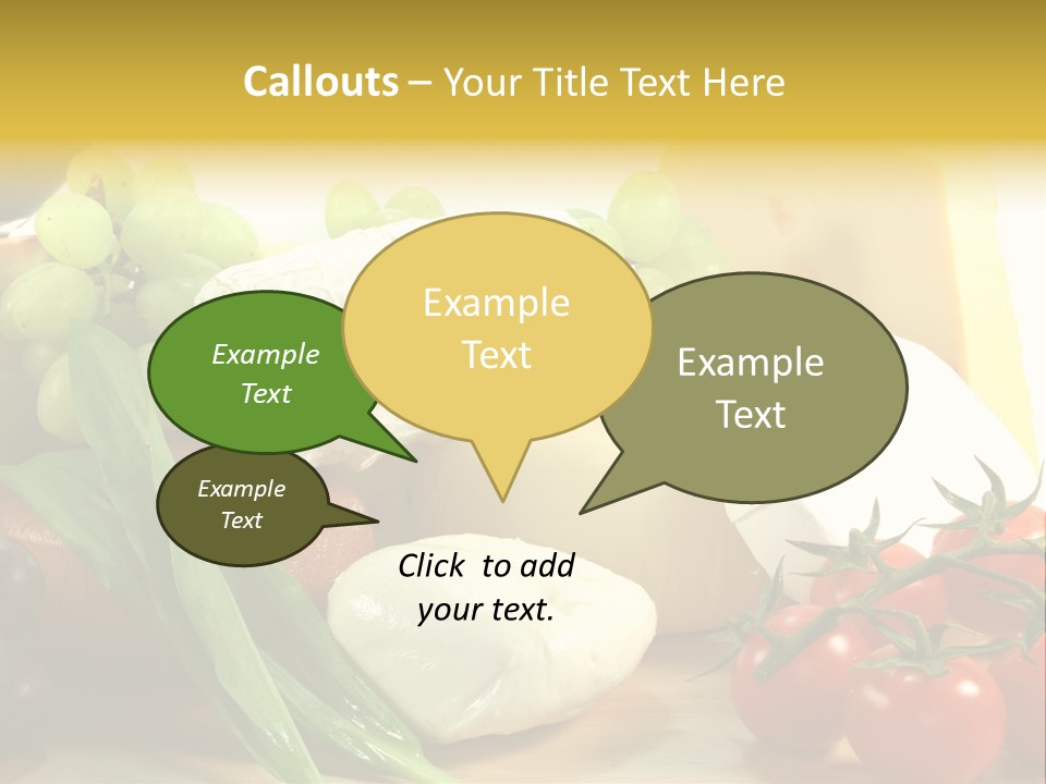 Genu Objekt Tomaten PowerPoint Template