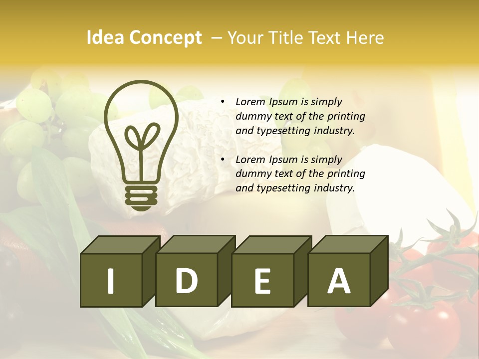 Genu Objekt Tomaten PowerPoint Template