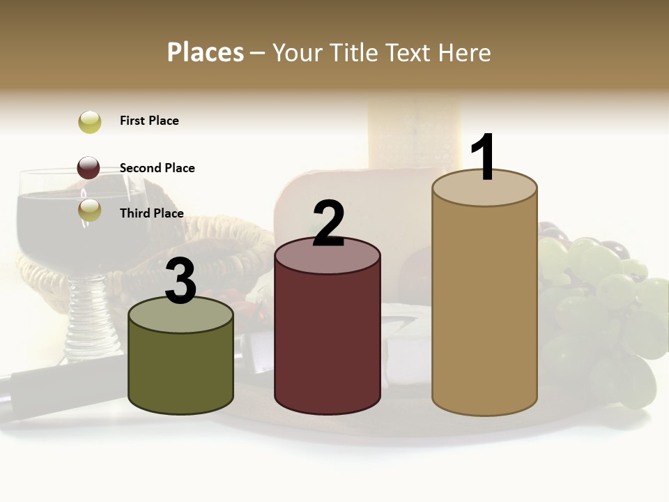 Bergk Weintrauben Gelb PowerPoint Template