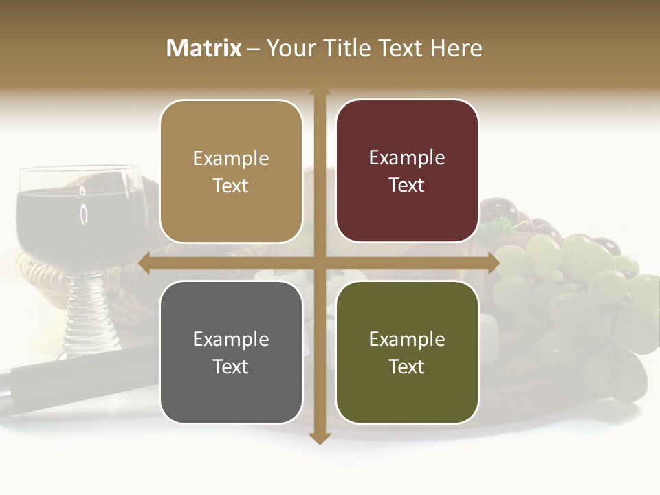 Bergk Weintrauben Gelb PowerPoint Template