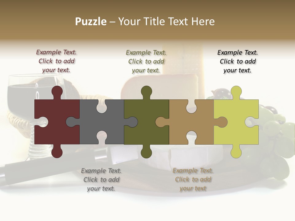 Bergk Weintrauben Gelb PowerPoint Template