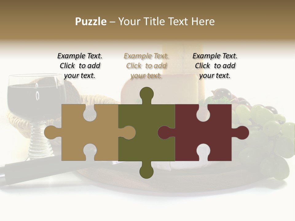 Bergk Weintrauben Gelb PowerPoint Template