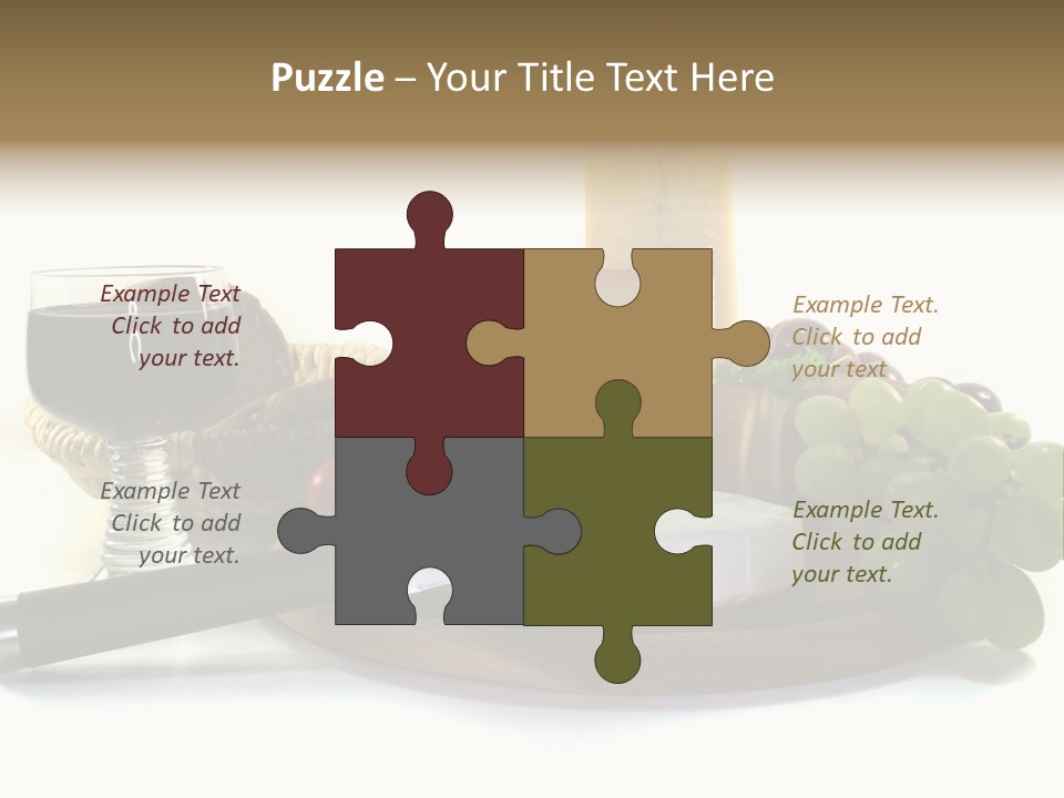 Bergk Weintrauben Gelb PowerPoint Template