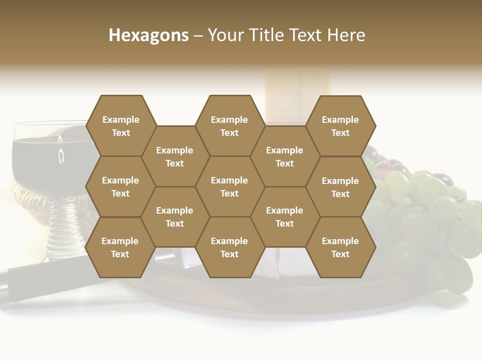 Bergk Weintrauben Gelb PowerPoint Template