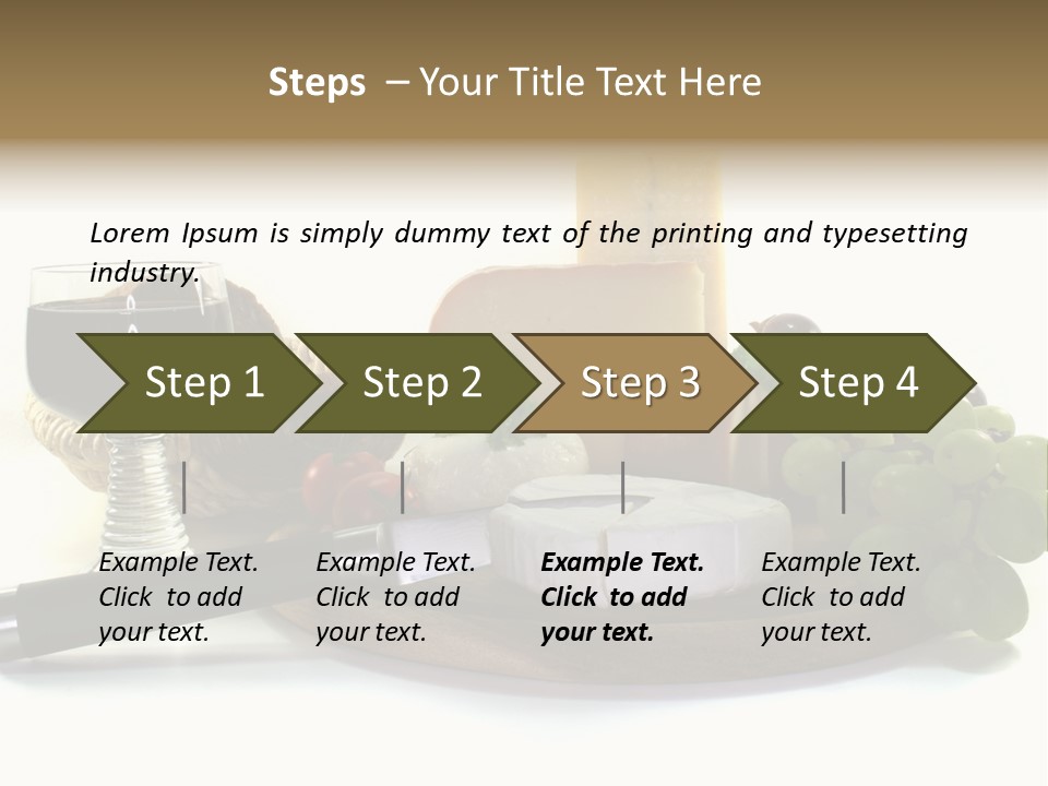 Bergk Weintrauben Gelb PowerPoint Template