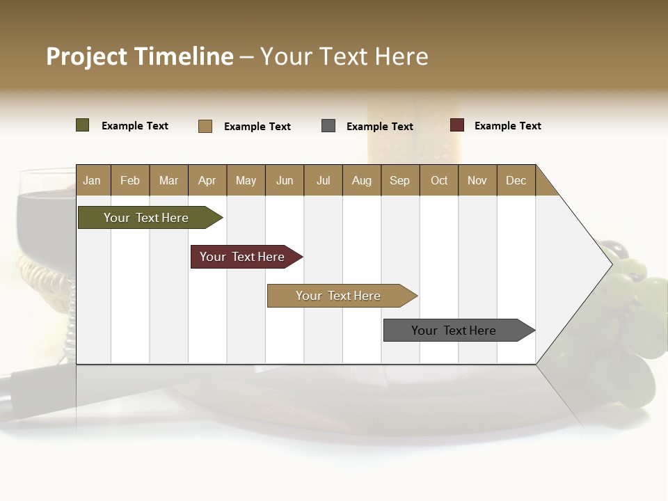 Bergk Weintrauben Gelb PowerPoint Template