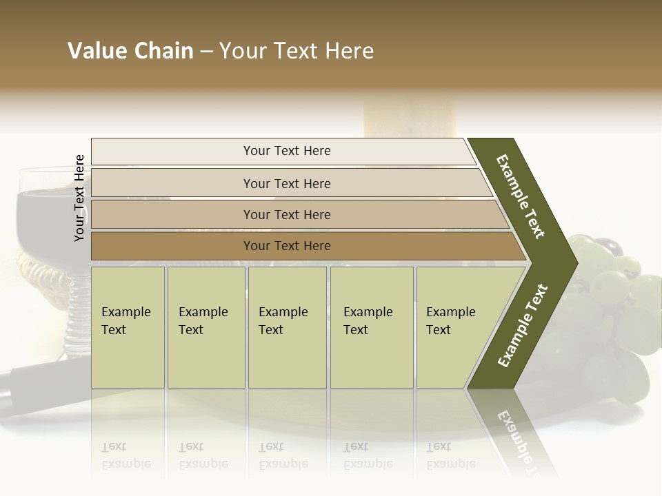 Bergk Weintrauben Gelb PowerPoint Template