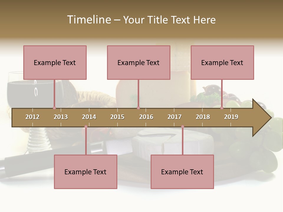 Bergk Weintrauben Gelb PowerPoint Template