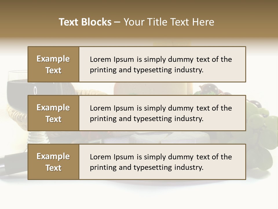 Bergk Weintrauben Gelb PowerPoint Template