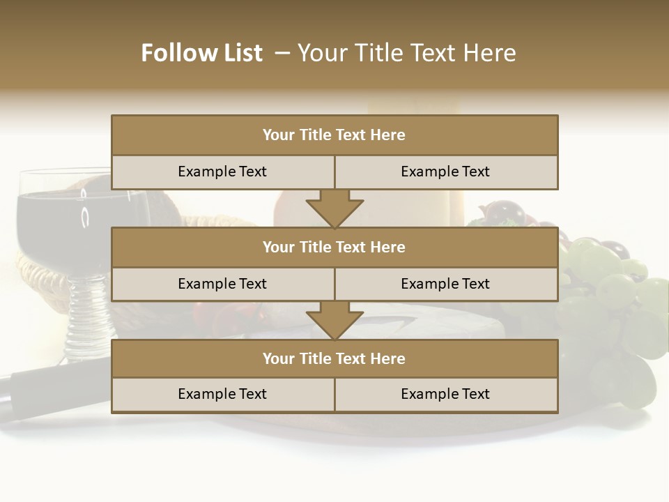 Bergk Weintrauben Gelb PowerPoint Template
