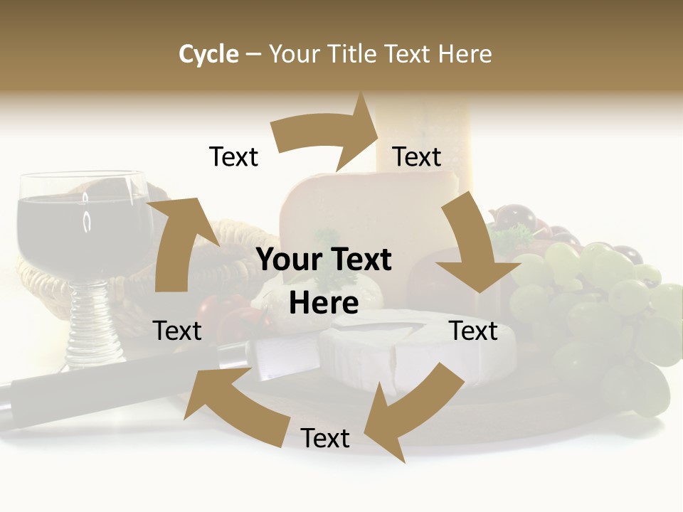 Bergk Weintrauben Gelb PowerPoint Template