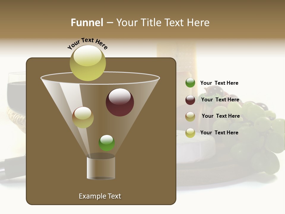 Bergk Weintrauben Gelb PowerPoint Template