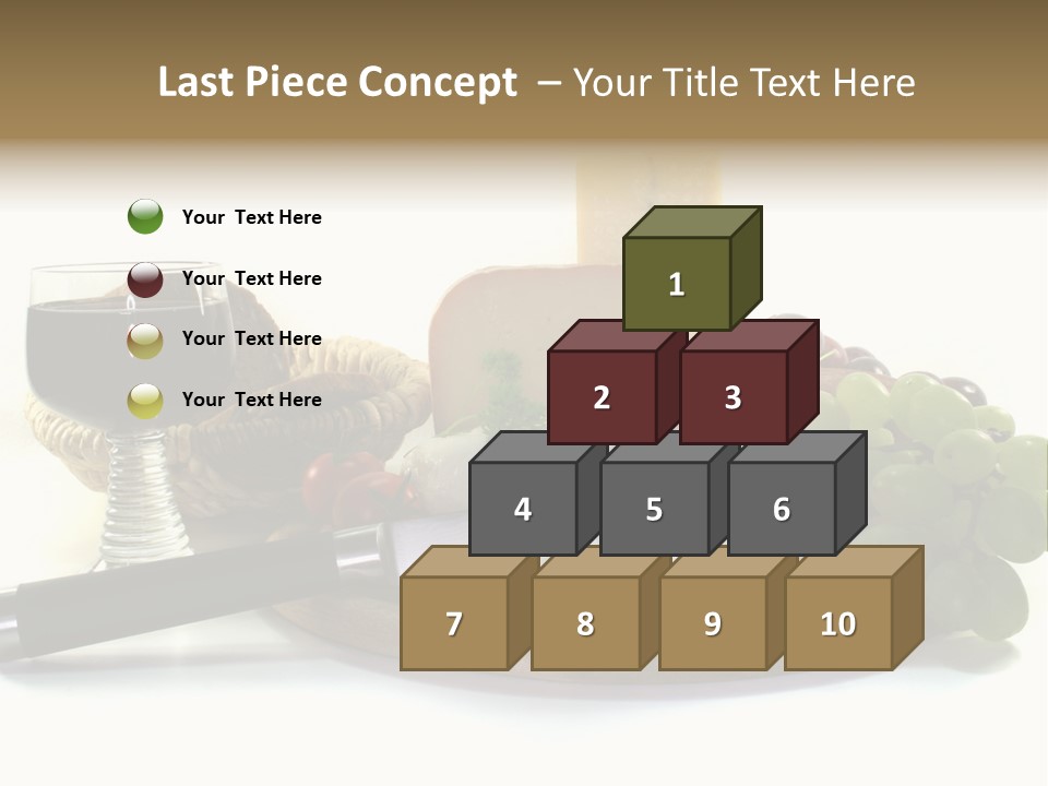 Bergk Weintrauben Gelb PowerPoint Template