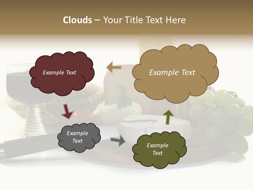 Bergk Weintrauben Gelb PowerPoint Template