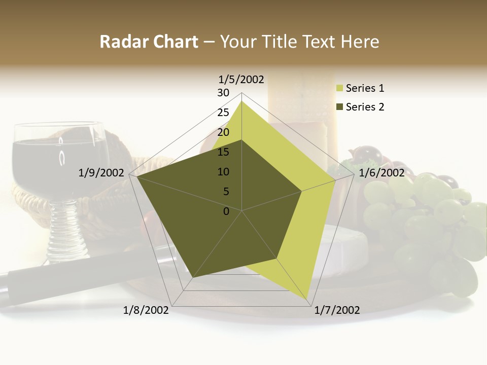 Bergk Weintrauben Gelb PowerPoint Template