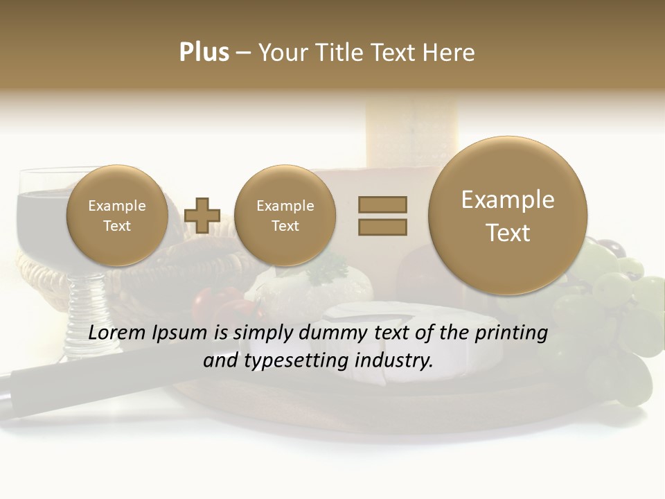 Bergk Weintrauben Gelb PowerPoint Template