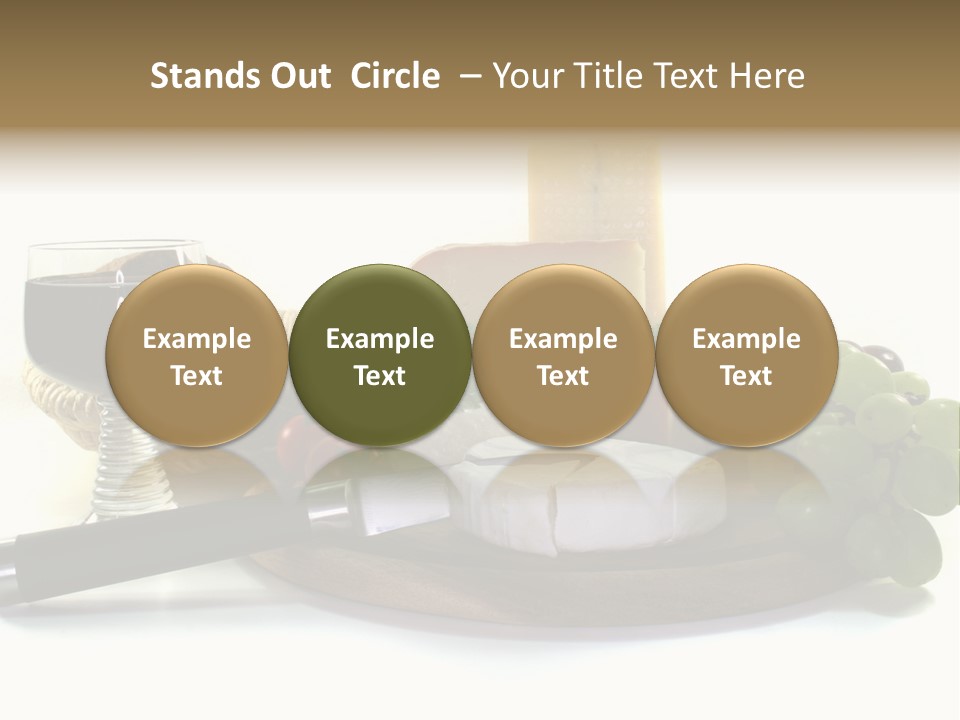 Bergk Weintrauben Gelb PowerPoint Template