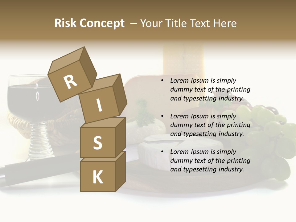 Bergk Weintrauben Gelb PowerPoint Template