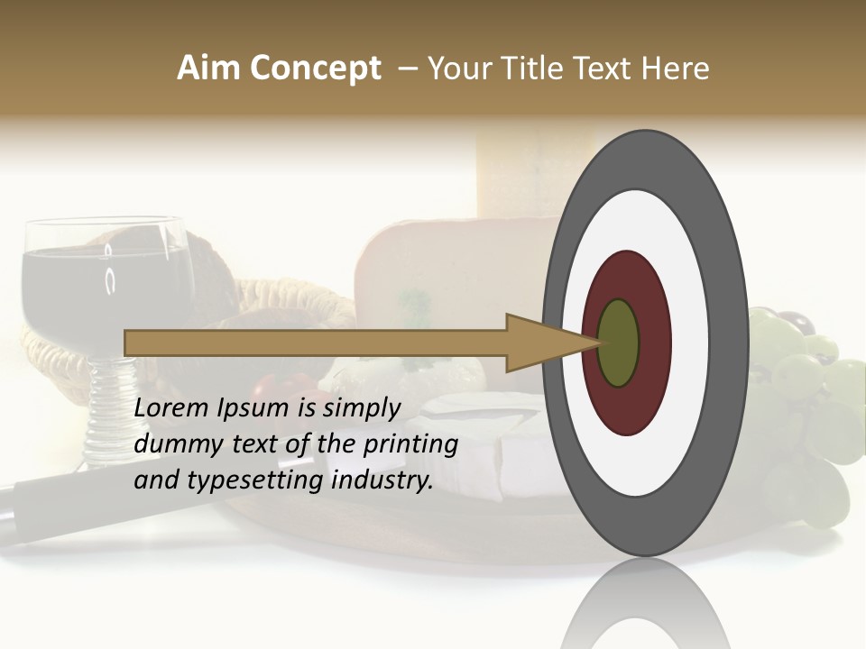 Bergk Weintrauben Gelb PowerPoint Template