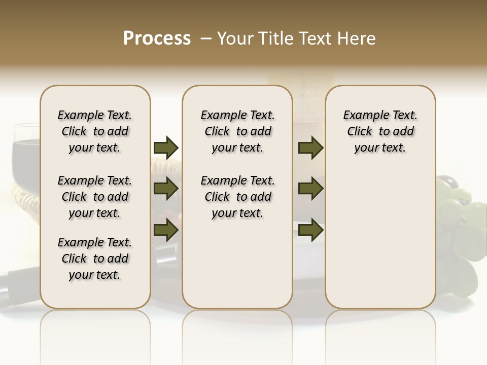 Bergk Weintrauben Gelb PowerPoint Template