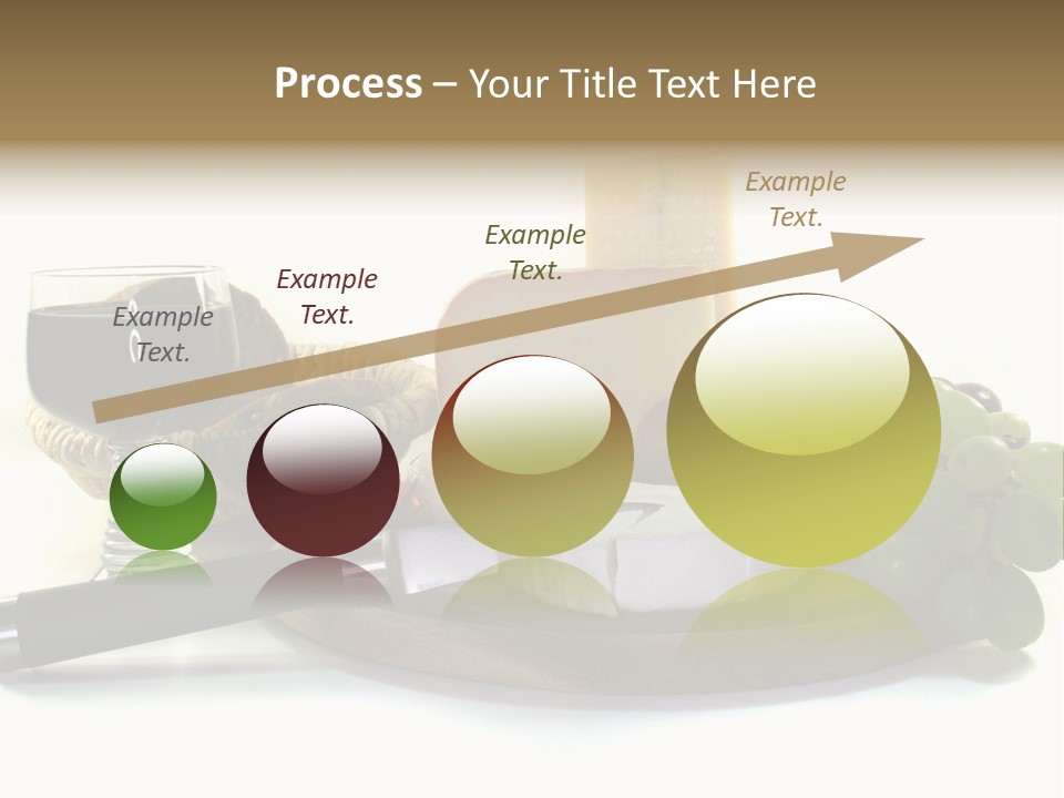 Bergk Weintrauben Gelb PowerPoint Template