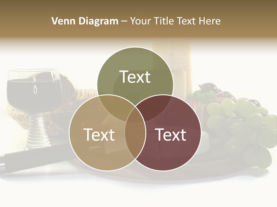 Bergk Weintrauben Gelb PowerPoint Template