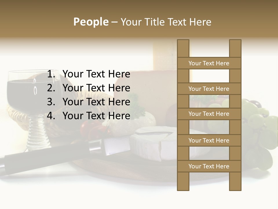 Bergk Weintrauben Gelb PowerPoint Template
