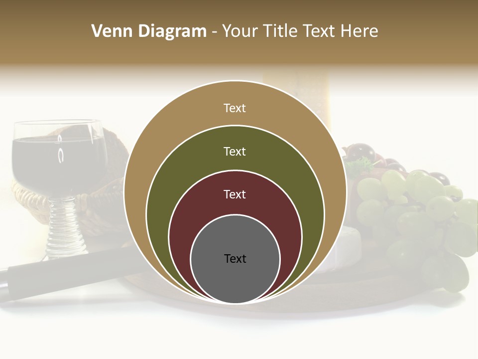 Bergk Weintrauben Gelb PowerPoint Template