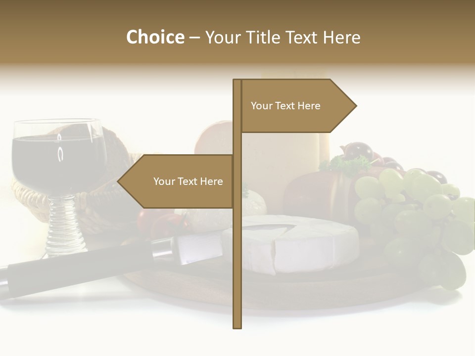 Bergk Weintrauben Gelb PowerPoint Template