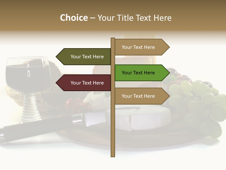 Bergk Weintrauben Gelb PowerPoint Template