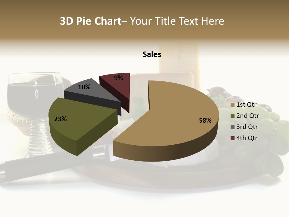 Bergk Weintrauben Gelb PowerPoint Template