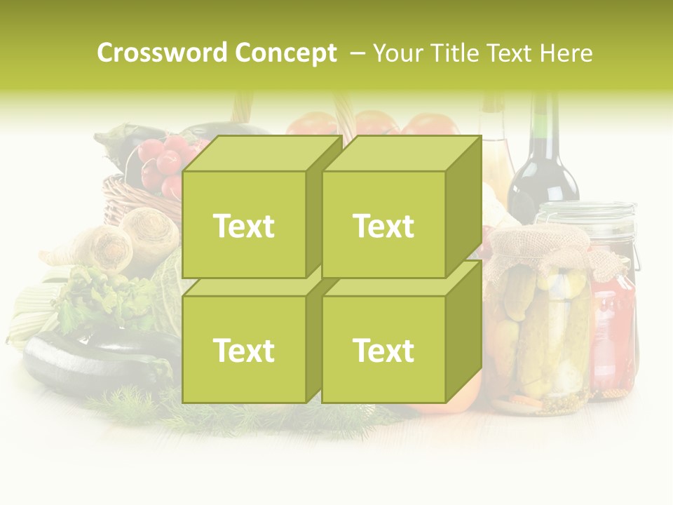 Shopping Marinated Carrot PowerPoint Template