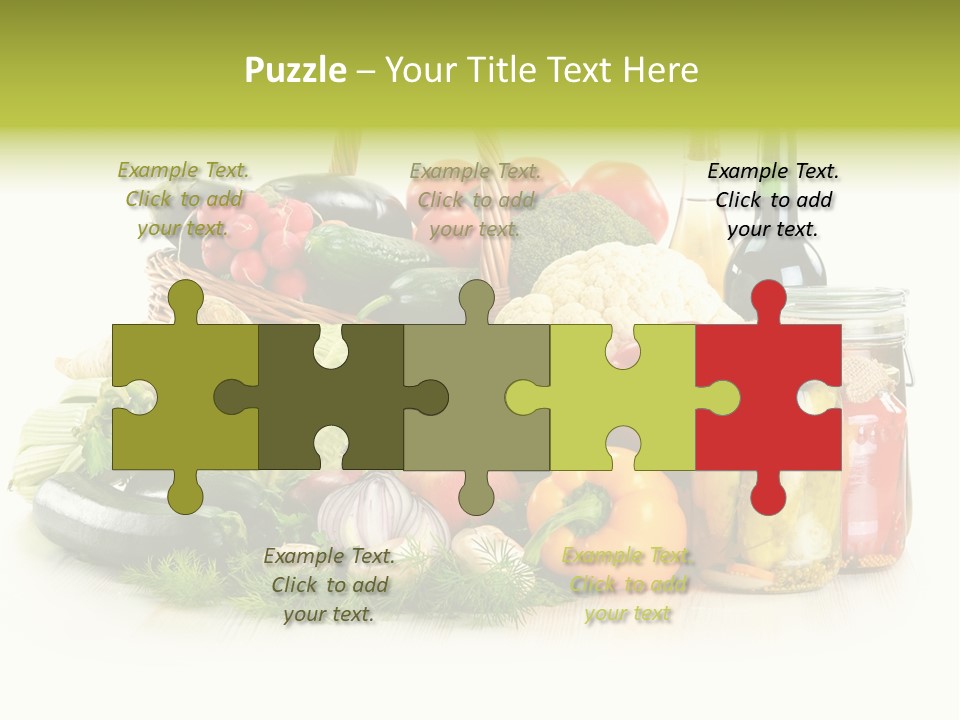 Shopping Marinated Carrot PowerPoint Template