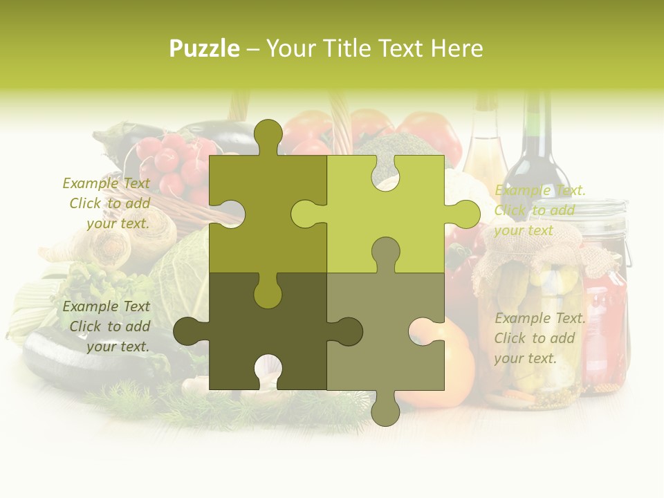 Shopping Marinated Carrot PowerPoint Template