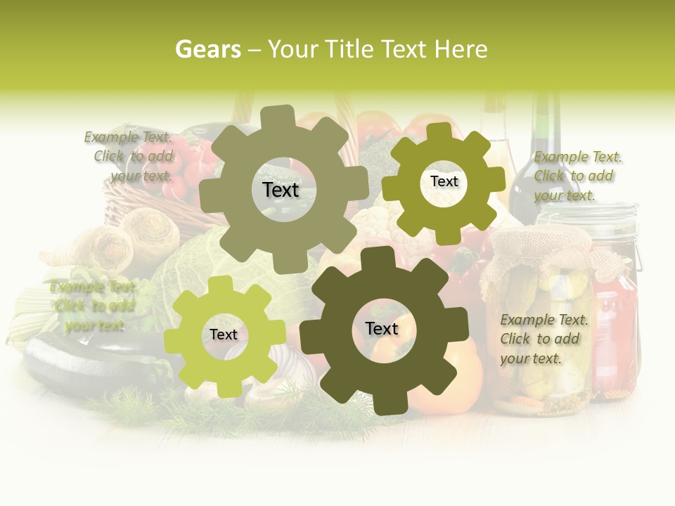 Shopping Marinated Carrot PowerPoint Template