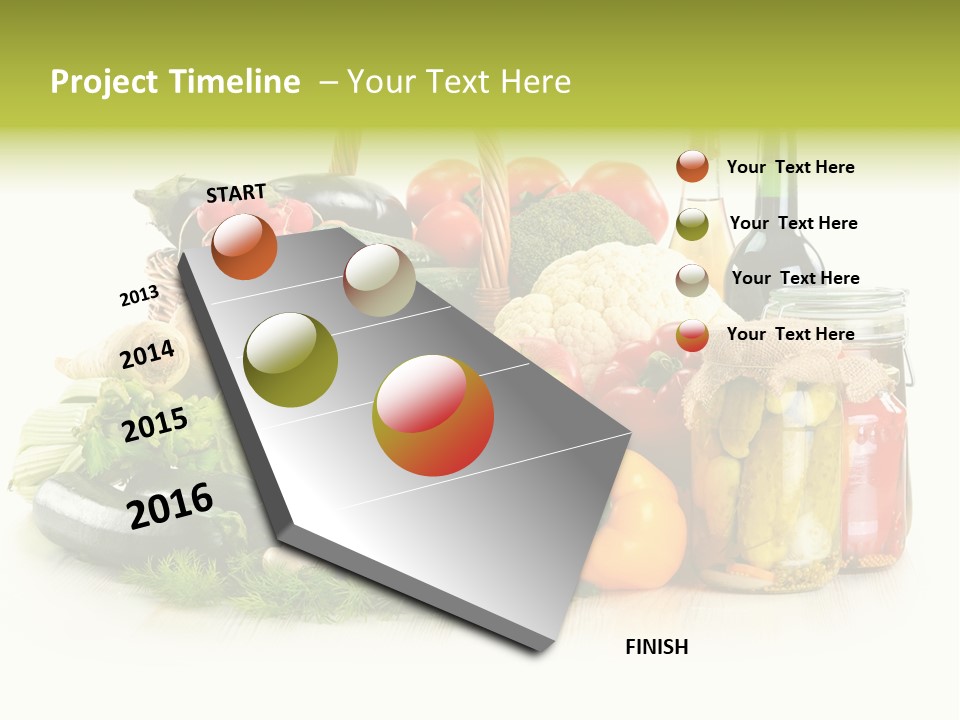 Shopping Marinated Carrot PowerPoint Template